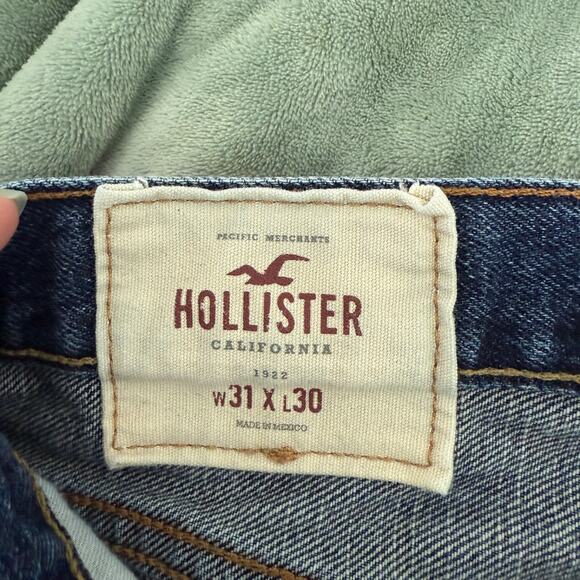 Hollister Jeans Men's 31x30 Straight Blue Denim - Picture 4 of 6